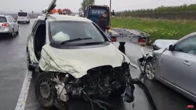 Accident rutier pe Calea Torontalului: două persoane rănite în Timiș