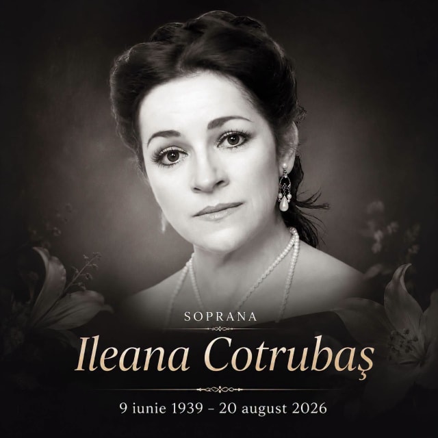 S-a stins din viață soprana Ileana Cotrubaș, Cetățean de Onoare al Galațiului