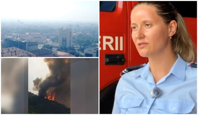 Nor de fum peste Timișoara venit din Serbia, cetățenii sună la 112