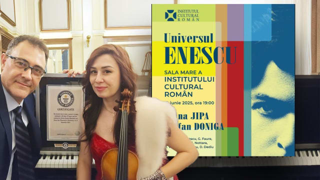 Doi artiști români din Guinness Book susțin un turneu dedicat lui George Enescu în patru orașe din China