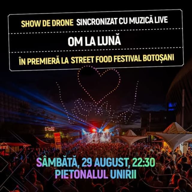 Street FOOD Festival împlinește 10 ani: ediția aniversară revine pe Pietonalul Unirii din Botoșani