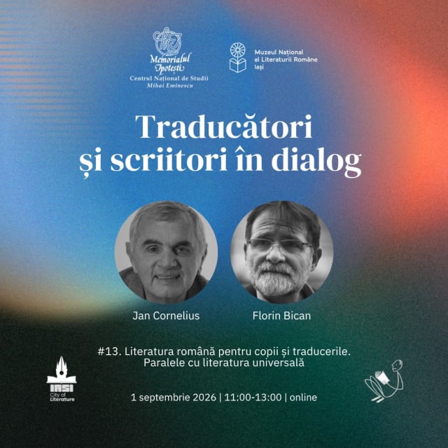 Proiectul FILIT continuă: Episodul 13 cu Jan Cornelius și Florin Bican, pe 1 septembrie