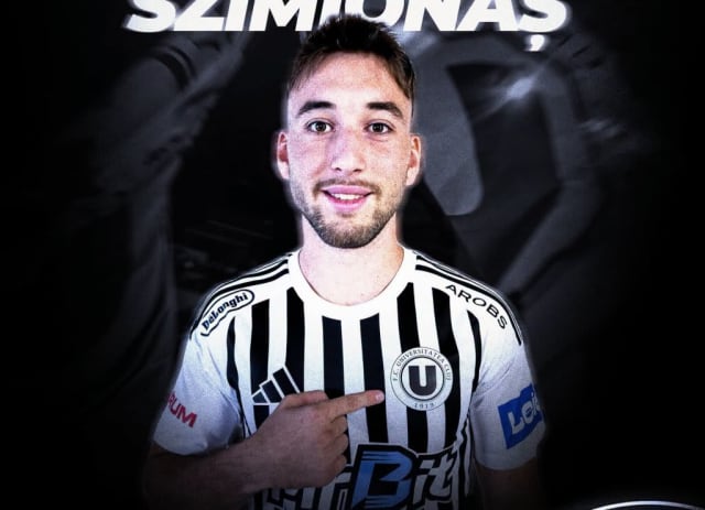 U Cluj a transferat un internațional de tineret, Luca Szimionaș, semnând un contract pe patru ani