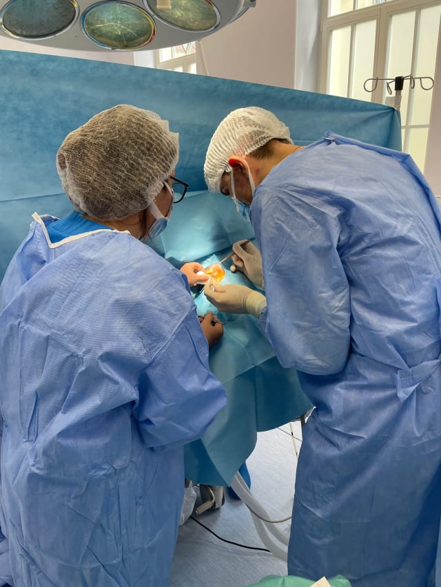 Echipă medicală prelevare organe, spital Târgu Mureș