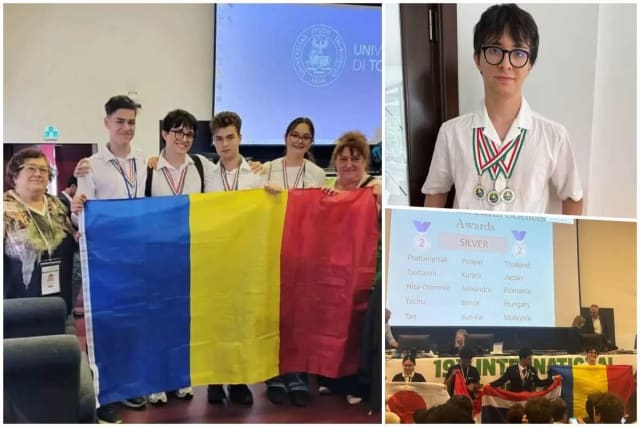 (FOTO) Doi elevi din Bacău obțin cinci medalii pentru România la Olimpiada Internațională „Științele Pământului” din Italia