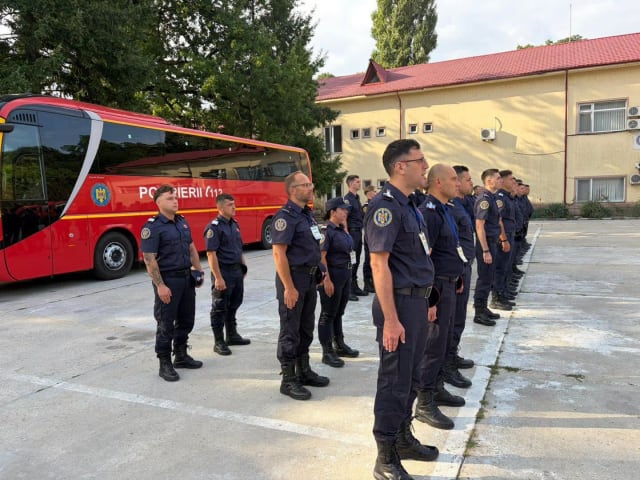ISU trimite al treilea contingent de pompieri în Grecia pentru stingerea incendiilor