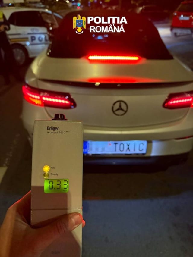20 șoferi au rămas fără permis în weekendul recent în Brașov