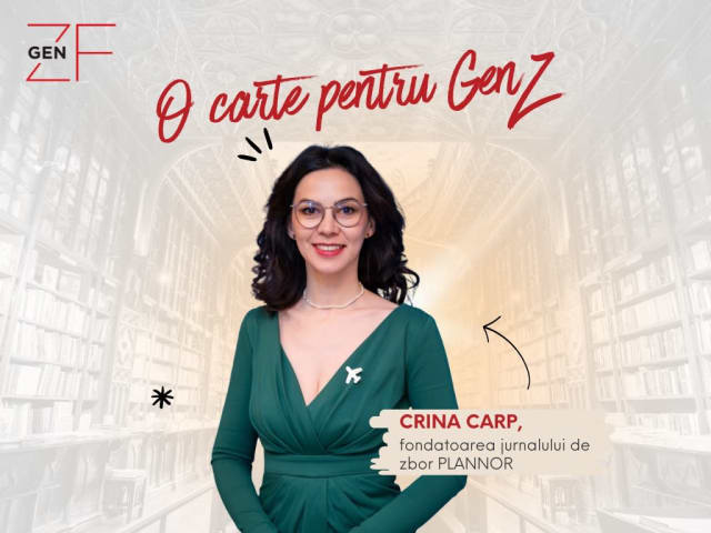 Crina Carp recomandă o carte despre antreprenoriat pentru generația Z