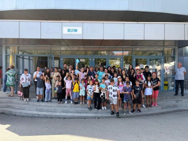 Un grup de 43 de copii din rural a vizitat pentru prima dată marea la Constanța