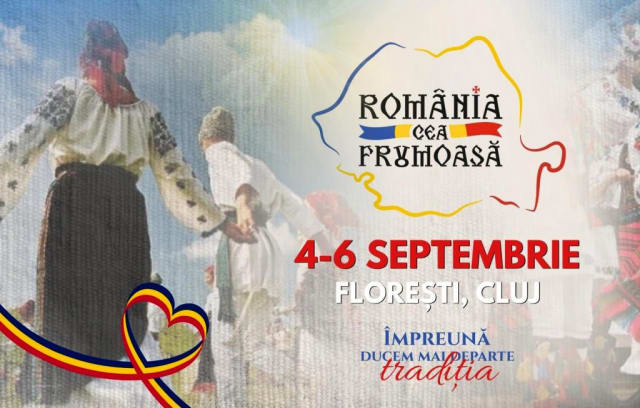 4-6 septembrie, Parcul Poligon din Florești: Festivalul „România Cea Frumoasă” se desfășoară cu activități pentru întreaga familie