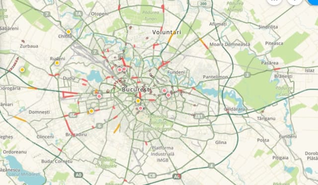 Trafic intens în București în prima zi de școală, 7 septembrie 2026