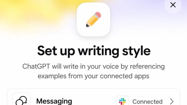 OpenAI testează funcția Writing Style pentru imitarea stilului utilizatorului