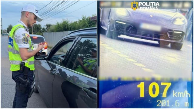 Polițiștii din Bacău au aplicat peste 500 de amenzi pentru viteză excesivă în doar o săptămână