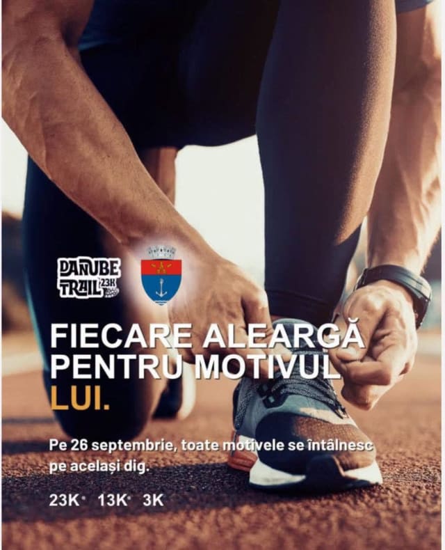 Primăria Oltenița organizează cursa gratuită de 3 km din Danube Trail 23K