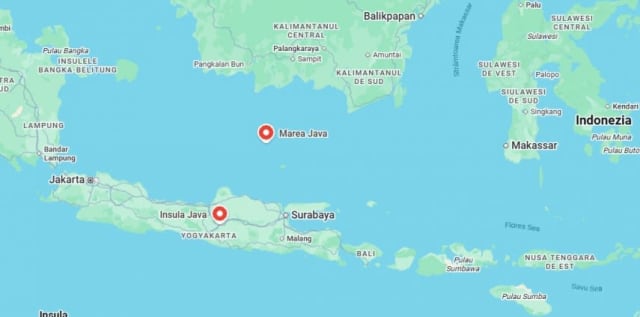 nava de pasageri scufundată în Marea Java, echipe de salvare în acțiune