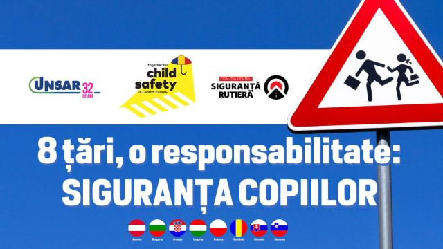 România se alătură inițiativei europene pentru siguranța copiilor în trafic