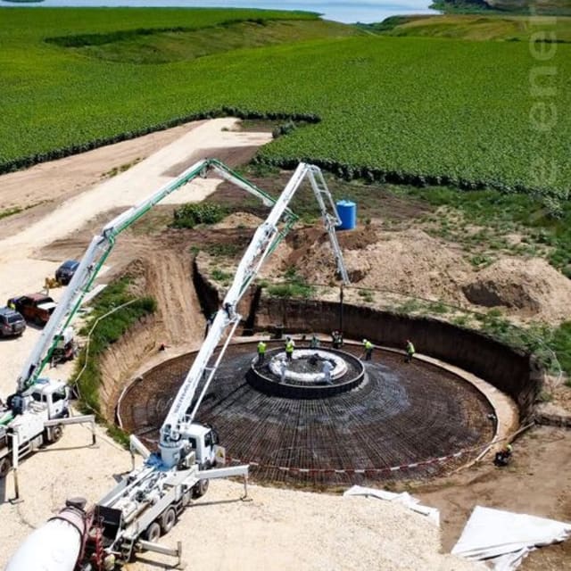 CJR finalizează fundațiile pentru 29 de turbine GE Vernova la Gurbănești Sud