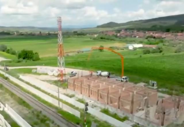 Progresul lucrărilor de modernizare pe calea ferată Brașov-Sighișoara a ajuns la 61%