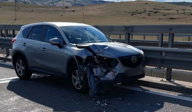 Un tânăr de 19 ani, transportat la spital după accidentul de pe A10 în Cluj