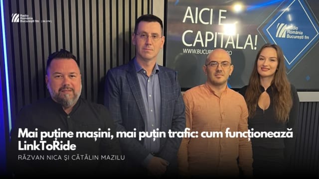 LinkToRide reduce impactul traficului din București prin carpooling