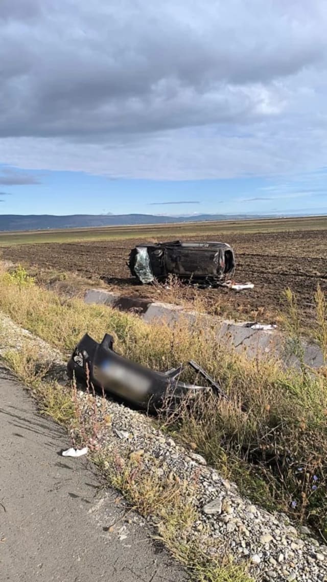 Un accident pe DJ 203C: șapte răniți au fost duși la spital