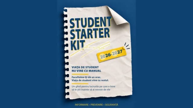 Ministerul Afacerilor Interne a lansat broșura 'Student Starter Kit' pentru tineri
