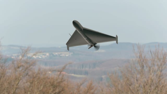 drone military aerial view