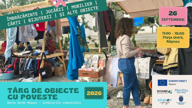 Râșnov organizează sâmbătă primul Târg de obiecte cu poveste