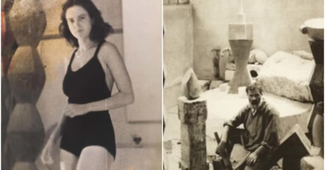 Portret al lui Florence Meyer și Constantin Brâncuși în atelier