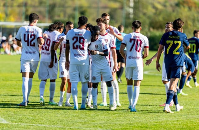 Meci de fotbal amical CFR Cluj vs CIL Blaj
