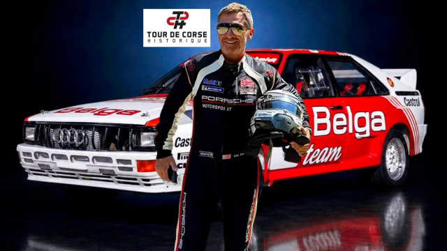 pilot român în mașină de curse, competiție de motorsport
