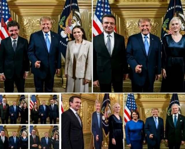 Administrația Prezidențială a anunțat că poza cu Nicușor Dan și Trump este falsă