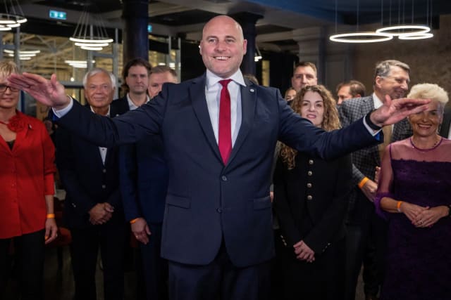 prim-ministrul Andris Kulbergs la discurs electoral