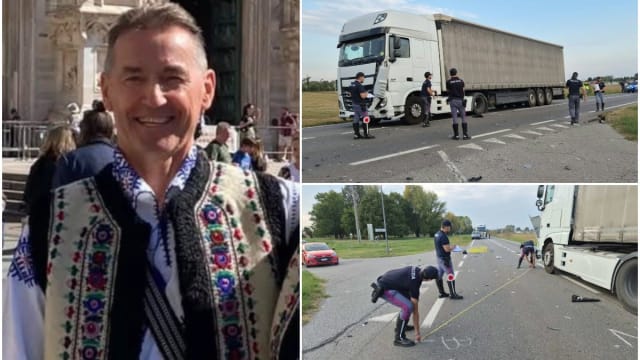 accident rutier cu motocicletă și camion în Italia