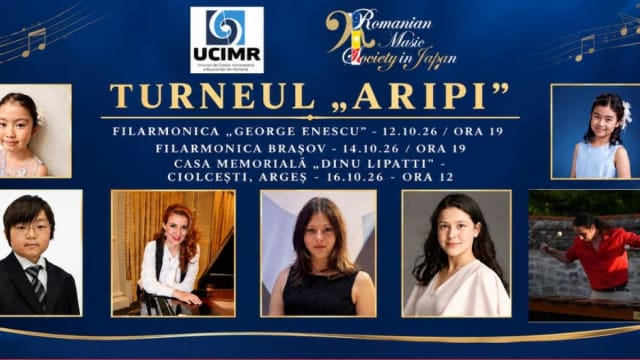 Tineri pianiști japonezi concertează la Brașov în turneul 'Aripi'