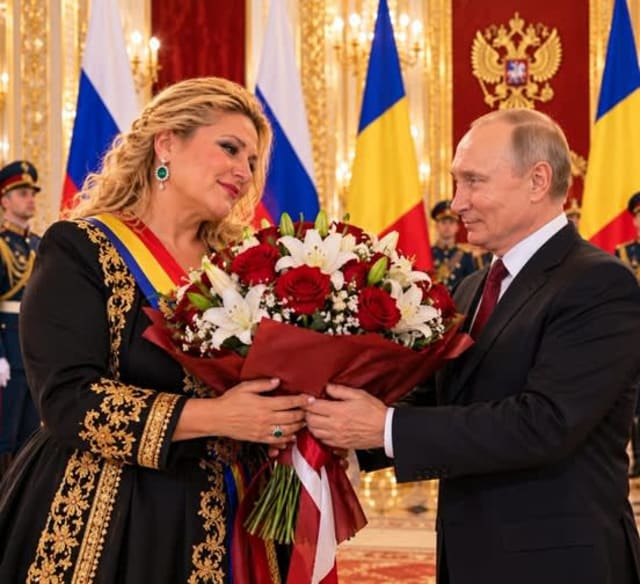 Diana Șoșoacă și Vladimir Putin, imagini generate cu AI