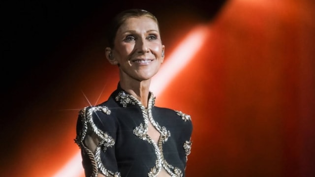 Celine Dion a căzut pe scenă în timpul concertului de la Paris