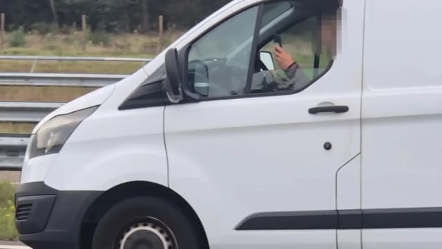 Accident pe autostrada A58, șoferi filmând