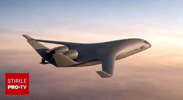 Avionul Z4 al JetZero, design futurist