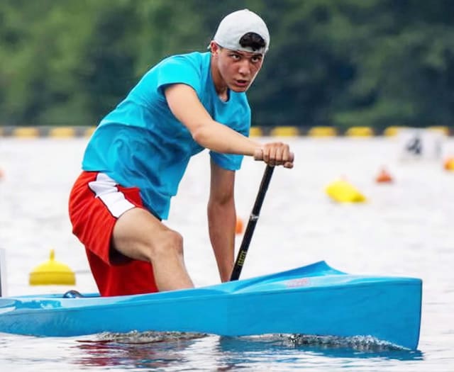 Andrei Petrencu, canoeist tânăr din Tulcea
