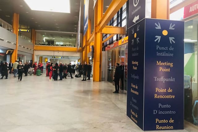 avion deasupra aeroportului Cluj, pasageri, destinații europene