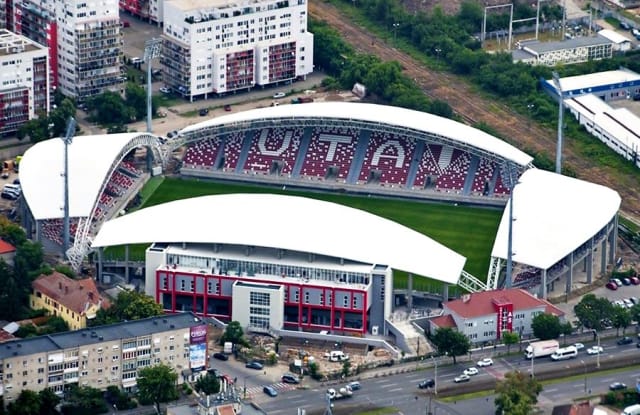 stadionul Francisc Neuman, meci de fotbal, UTA vs CFR