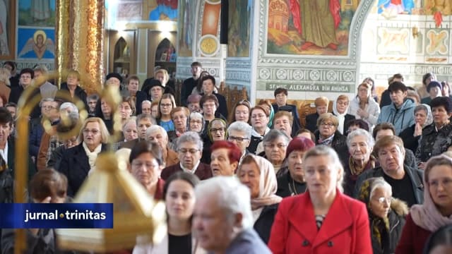 Catedrala Episcopală din Zalău în timpul slujbei