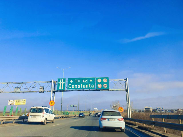 autostrada București-Constanța, trafic rutier, condiții normale