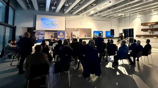 reprezentanți ICI București la evenimentul Business Forum