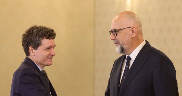 Kelemen Hunor și Nicușor Dan în discuție politică