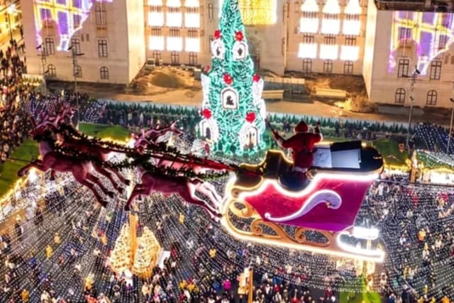 decoruri luminoase și elemente inspirate din lumea elfilor în Craiova