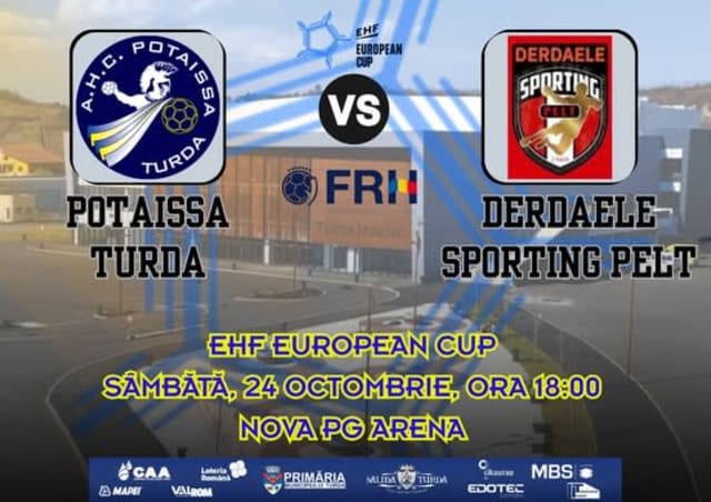 spectatori la meci de handbal în arenă