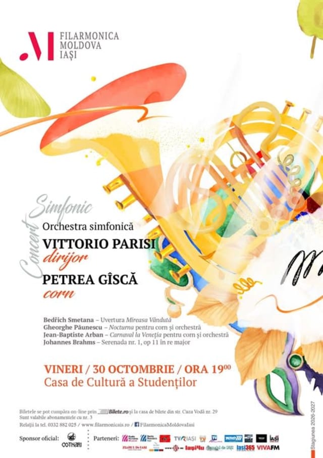 concert simfonic la Casa de Cultura a Studentilor Iași
