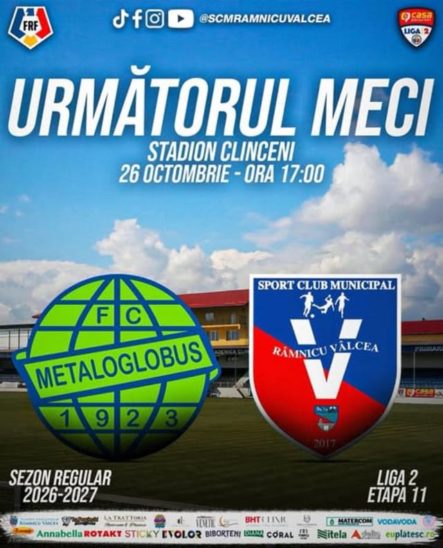 stadion Clinceni, echipă de fotbal în acțiune